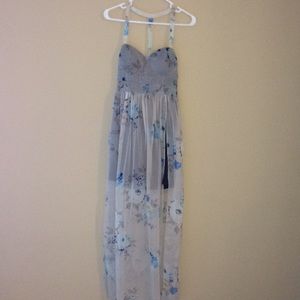 T-strap maxi dress